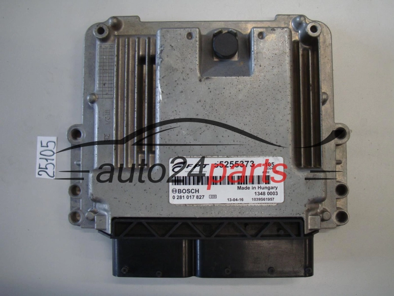 KOMPUTER STEROWNIK SILNIKA FIAT 500 BOSCH 0 281 017 827, 0281017827, 55255373