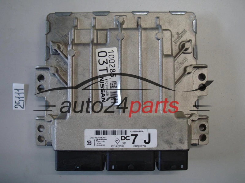 KOMPUTER STEROWNIK SILNIKA NISSAN QASHQAI 23710HV700, A2C1934380401