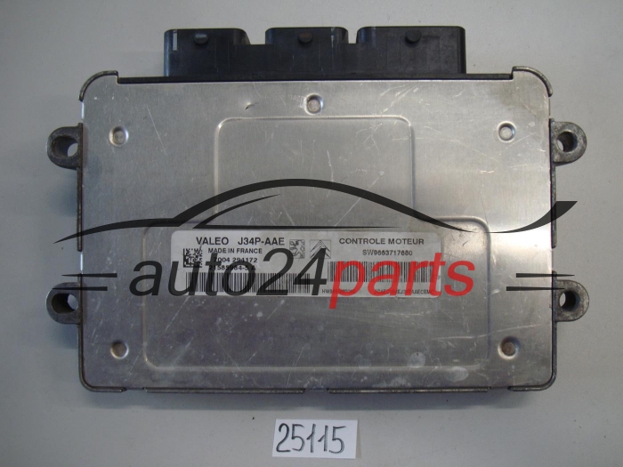 KOMPUTER STEROWNIK SILNIKA CITROEN PEUGEOT 21585984-5A, 215859845A, 9663717680, J34P-AAE