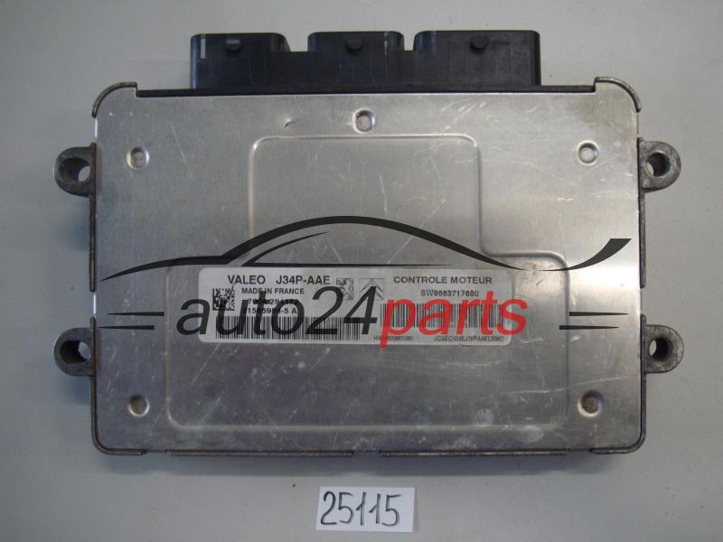 KOMPUTER STEROWNIK SILNIKA CITROEN PEUGEOT 21585984-5A, 215859845A, 9663717680, J34P-AAE