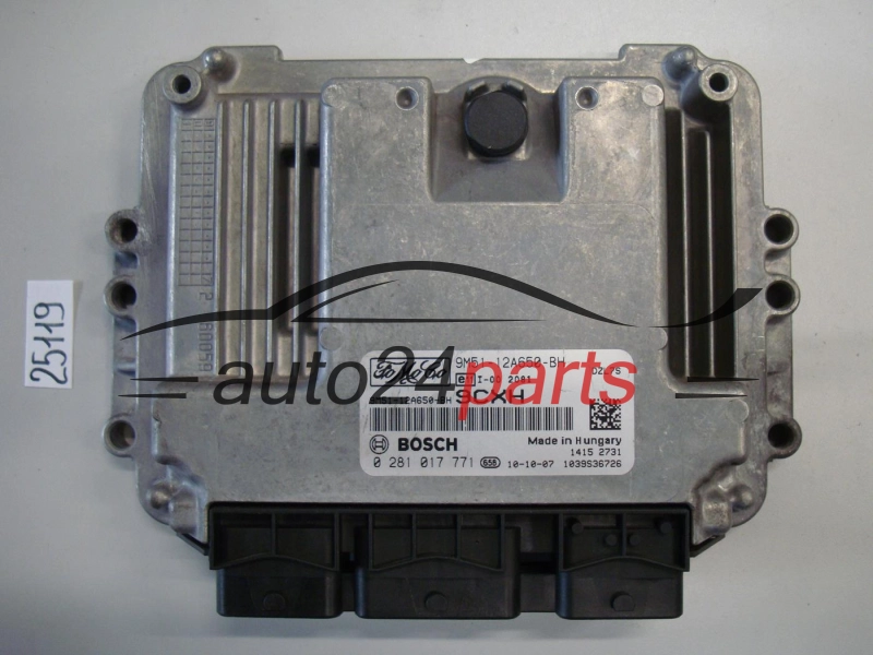 KOMPUTER STEROWNIK SILNIKA FORD FOCUS 1.6 TDCI BOSCH 0 281 017 771, 0281017771, 9M51-12A650-BH, 9M5112A650BH