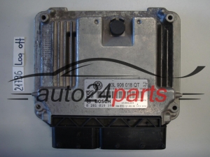 CALCULATEUR MOTEUR VOLKSWAGEN SIROCCO 2.0 TDI  BOSCH 0 281 019 395, 0281019395, 03L906018QT , EDC17C46