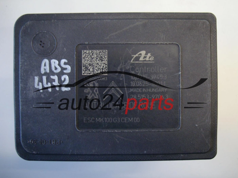 ABS POMPA I STEROWNIK CITROEN PEUGEOT 9812847780, 10.0220-0496.4, 10022004964, 10.0915-3945.3, 10091539453