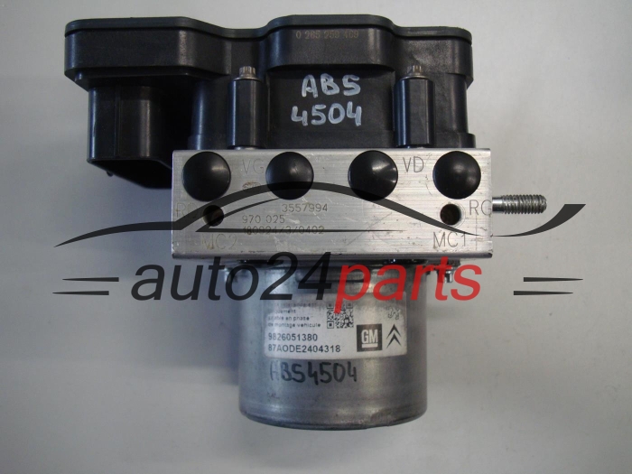 ABS POMPA I STEROWNIK CITROEN 9826051380, 0 265 956 240, 0265956240