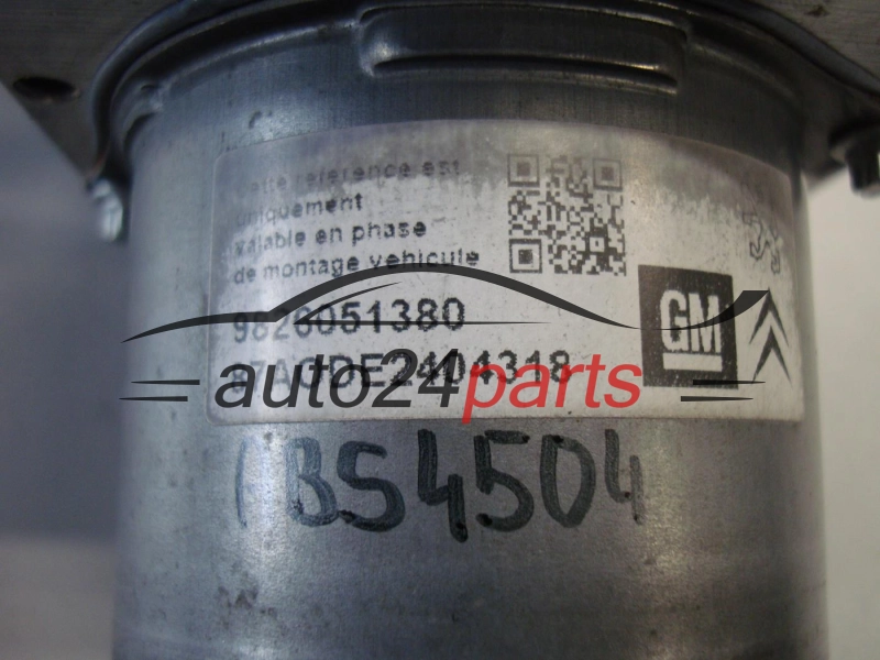 ABS POMPA I STEROWNIK CITROEN 9826051380, 0 265 956 240, 0265956240