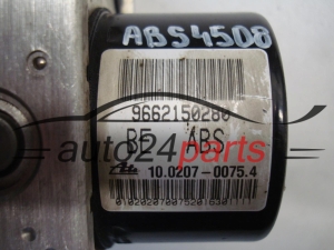 ABS POMPA I STEROWNIK CITROEN 9662150280, 10.0207-0075.4, 10020700754, 10.0970-1126.3, 10097011263
