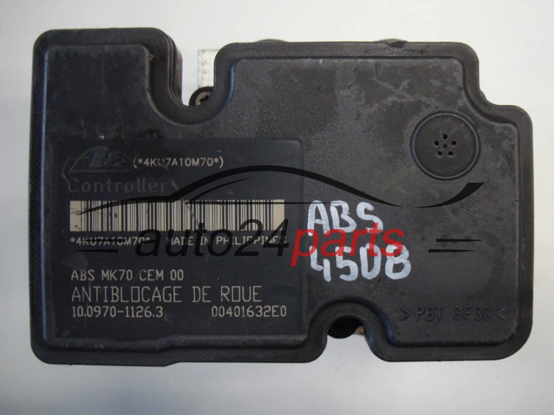 ABS POMPA I STEROWNIK CITROEN 9662150280, 10.0207-0075.4, 10020700754, 10.0970-1126.3, 10097011263