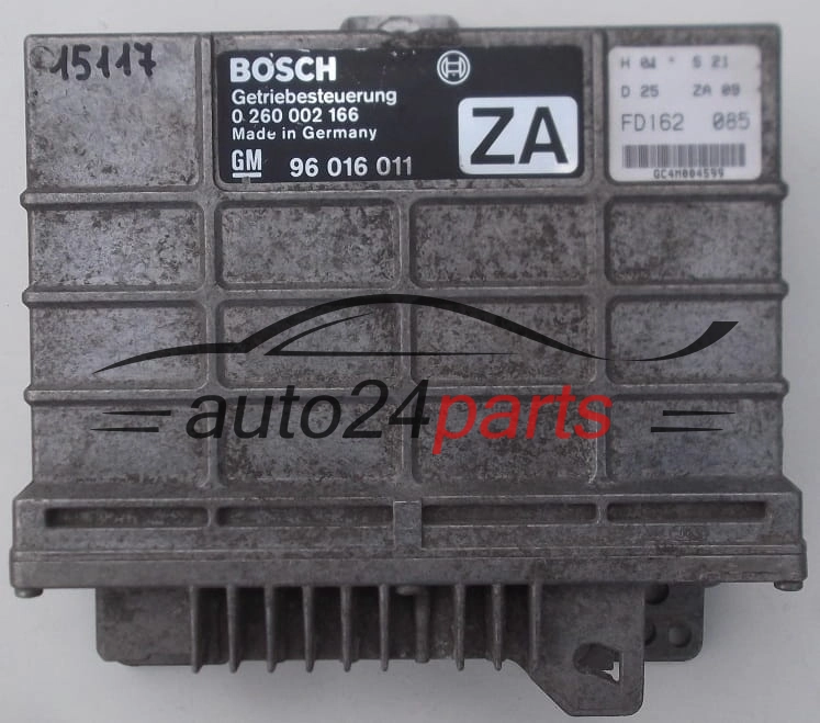STEROWNIK SKRZYNI AUTOMATYCZNEJ OPEL OMEGA A BOSCH 0 260 002 166, 0260002166, GM 96 016 011 ZA, 96016011ZA