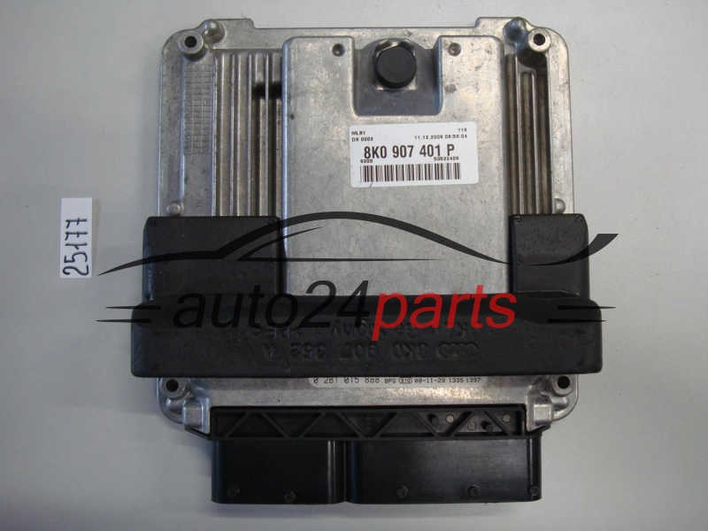 KOMPUTER STEROWNIK SILNIKA AUDI VOLKSWAGEN BOSCH 0 281 15 888, 0281015888, 8K0907401P, 8K0 907 401 P
