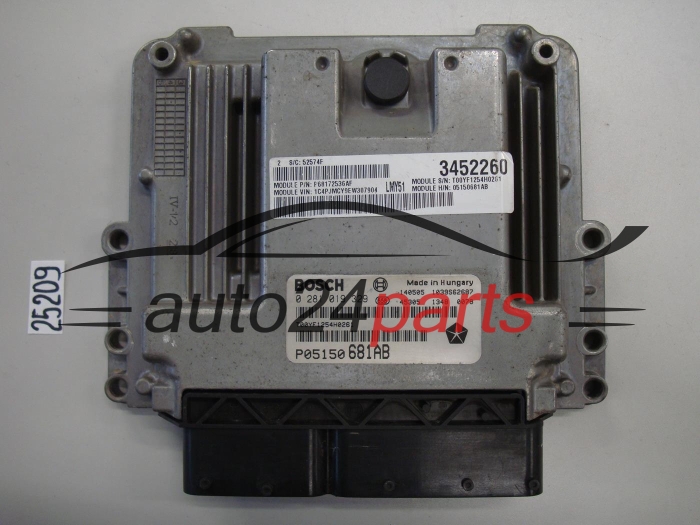 KOMPUTER STEROWNIK SILNIKA JEEP CHEROKEE BOSCH 0 281 019 329, 0281019329, P05150681AB