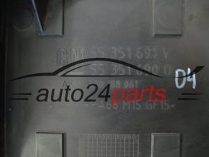 POKRYWA OSLONA SILNIKA OPEL MERIVA 1.7 CDTI 55351691, 55351690