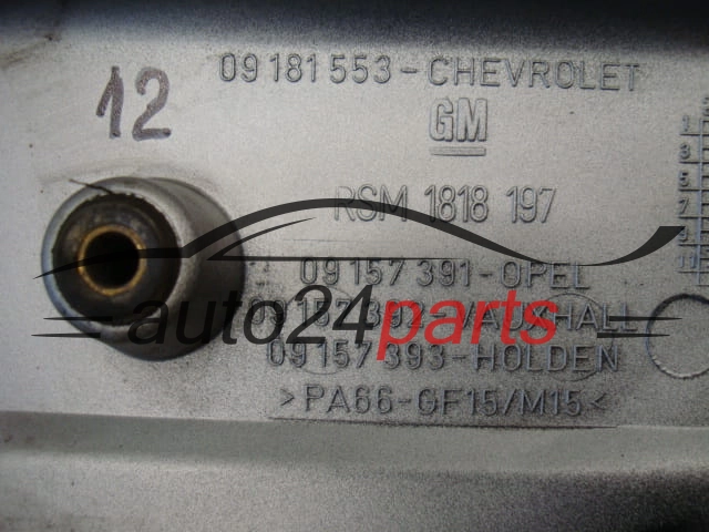 POKRYWA OSLONA SILNIKA OPEL ASTRA G ZAFIRA 09157391