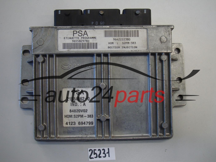 KOMPUTER STEROWNIK SILNIKA CITROEN 1.4 21584962-0, 215849620, 9655829780, 9642222380