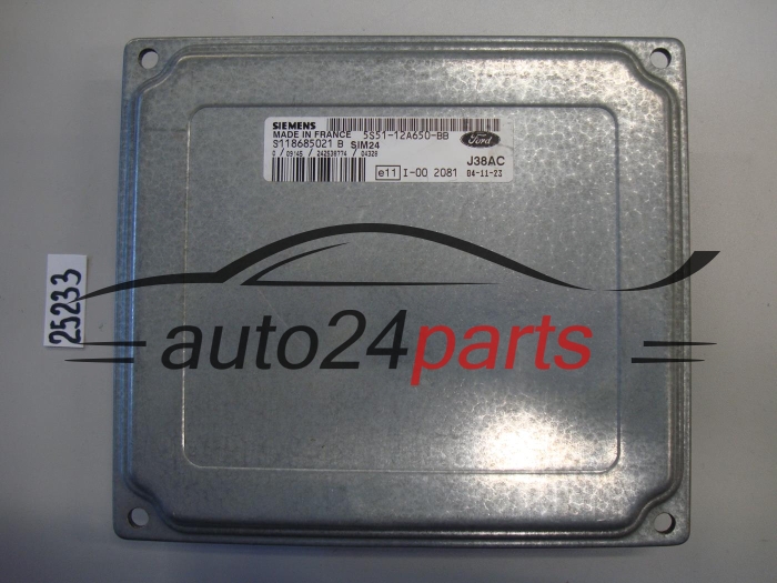 KOMPUTER STEROWNIK SILNIKA FORD S118685021 B, S118685021B, 5S51-12A650-BB, 5S5112A650BB, SIM24