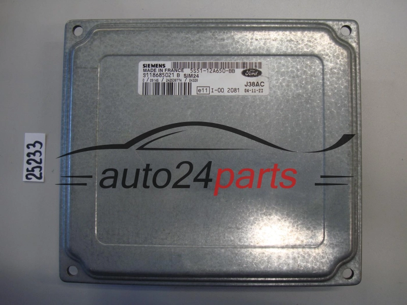 KOMPUTER STEROWNIK SILNIKA FORD S118685021 B, S118685021B, 5S51-12A650-BB, 5S5112A650BB, SIM24
