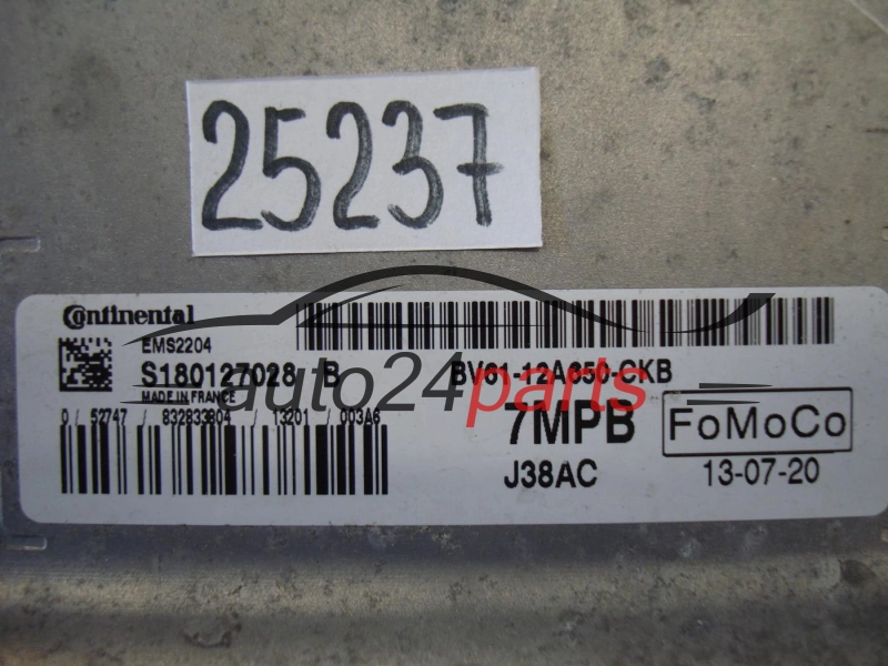 KOMPUTER STEROWNIK SILNIKA FORD S180127028B, BV61-12A650-CKB, BV6112A650CKB, 7MPB
