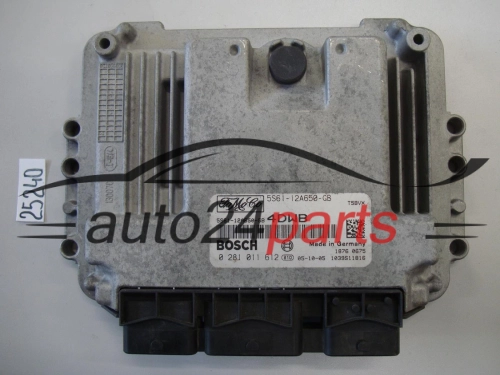 KOMPUTER STEROWNIK SILNIKA FORD FIESTA 1.6 TDCI BOSCH 0 281 011 612, 0281011612, FoMoCo 5S61-12A650-GB, 5S6112A650GB, 4DWB