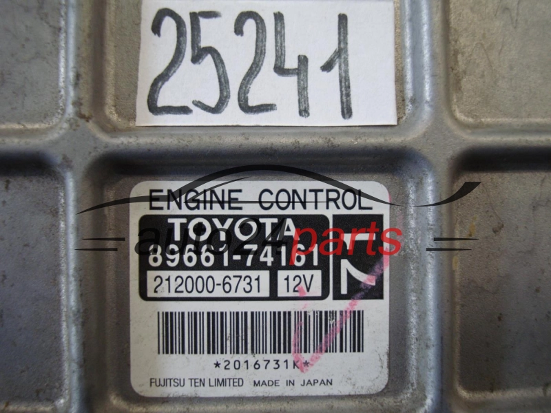 Sterownik silnika TOYOTA 8966174161 2120006731 - 25241