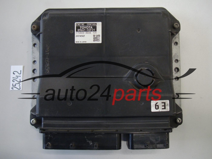 KOMPUTER STEROWNIK SILNIKA TOYOTA RAV 4 2.0 Denso 175800-4030, 1758004030, 89661-42F21, 8966142F21