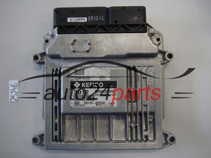 KOMPUTER STEROWNIK SILNIKA HYUNDAI I10 1.1 3910002DD3, 39100-02DD3 PU19, 3911002DD0, 39110-02DD0, 3012 9030933012A0, GPA741SFS25000, GPA-741SFS2-5000