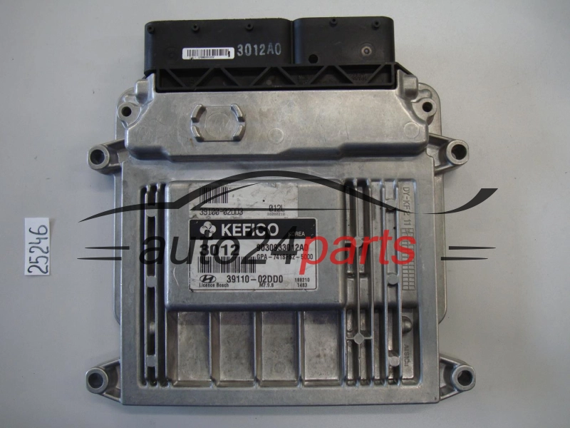 KOMPUTER STEROWNIK SILNIKA HYUNDAI I10 1.1 3910002DD3, 39100-02DD3 PU19, 3911002DD0, 39110-02DD0, 3012 9030933012A0, GPA741SFS25000, GPA-741SFS2-5000