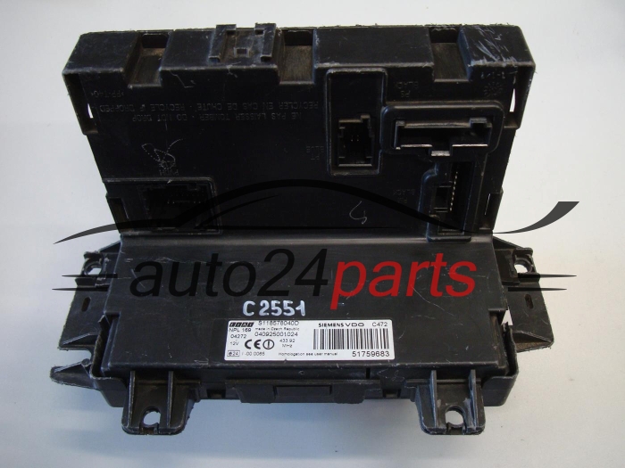 CENTRALKA MODUL BSI FIAT PANDA 51759683, S118578040D