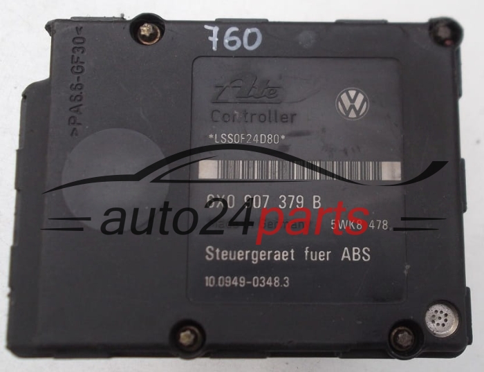 Pompe ABS et calculateur VOLKSWAGEN AUDI SEAT SKODA ATE 6X0 614 117