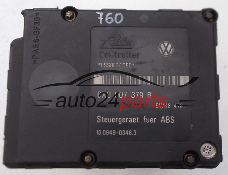 Pompe ABS et calculateur VOLKSWAGEN AUDI SEAT SKODA ATE 6X0 614 117