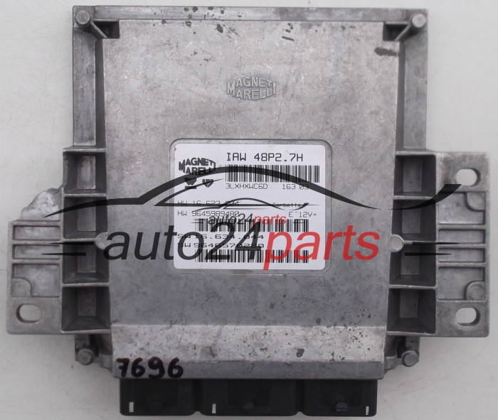 CALCULATEUR MOTEUR CITROEN C2 PEUGEOT 206 MAGNETI MARELLI IAW 48P2.7H, IAW48P27H, HW 16.623.004, 16623004, 9645989480, SW 16.634.044, 16634044, 9646570280