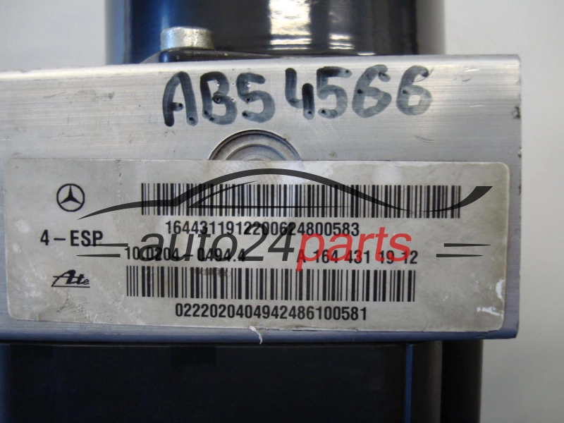 ABS POMPA I STEROWNIK MERCEDES BENZ A1644311912, A 164 431 19 12, A2515450832, 10.0925-1559.3, 10092515593