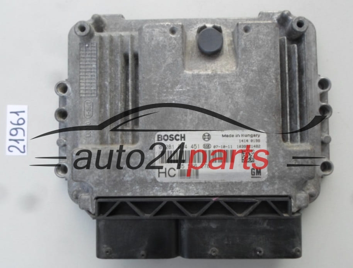 OPEL ASTRA VECTRA 1.9 CDTI BOSCH 0 281 014 451, 0281014451, GM 55 566 278 HC, 55566278HC, 55566278, 1039S21482