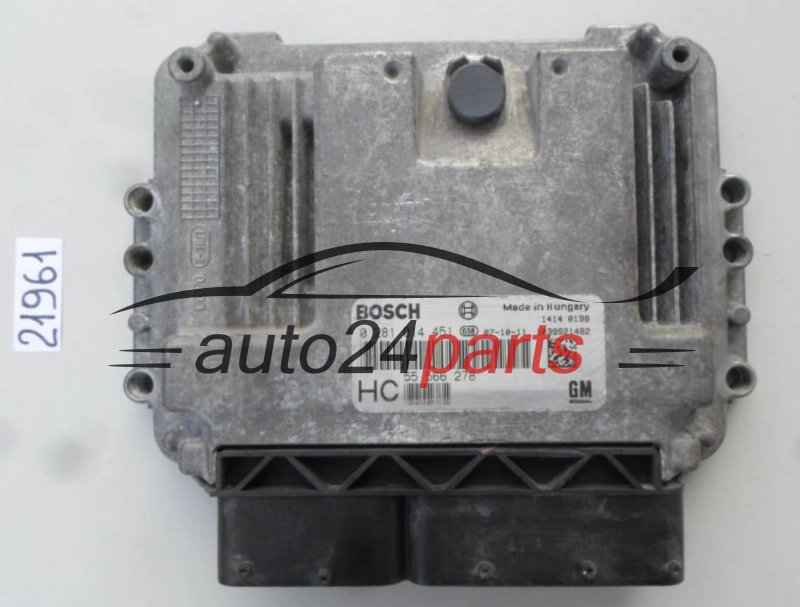OPEL ASTRA VECTRA 1.9 CDTI BOSCH 0 281 014 451, 0281014451, GM 55 566 278 HC, 55566278HC, 55566278, 1039S21482