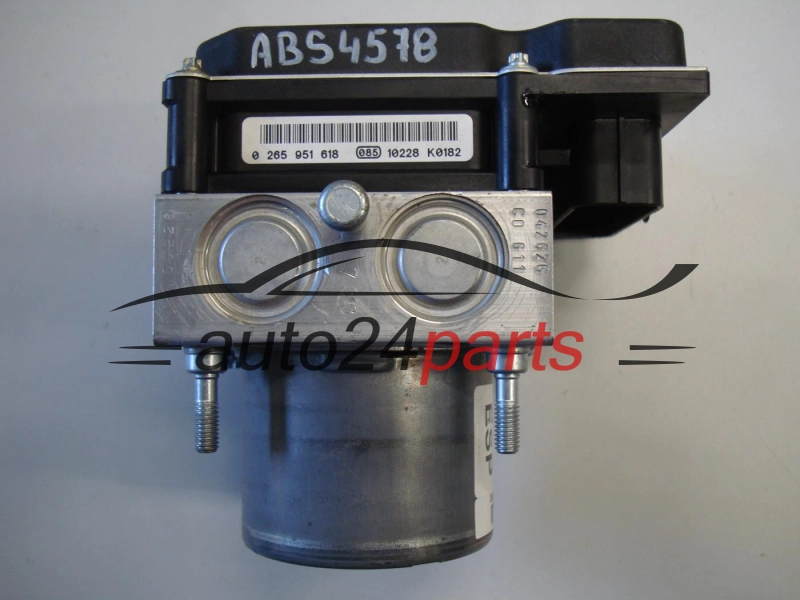 ABS POMPA I STEROWNIK PEUGEOT FIAT BOSCH 0 265 251 169, 0265251169, 51857231, 0265951618