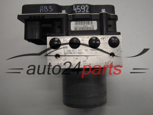 ABS POMPA I STEROWNIK CITROEN BOSCH 0 265 252 507, 0265252507, 9678558080, 0265952143