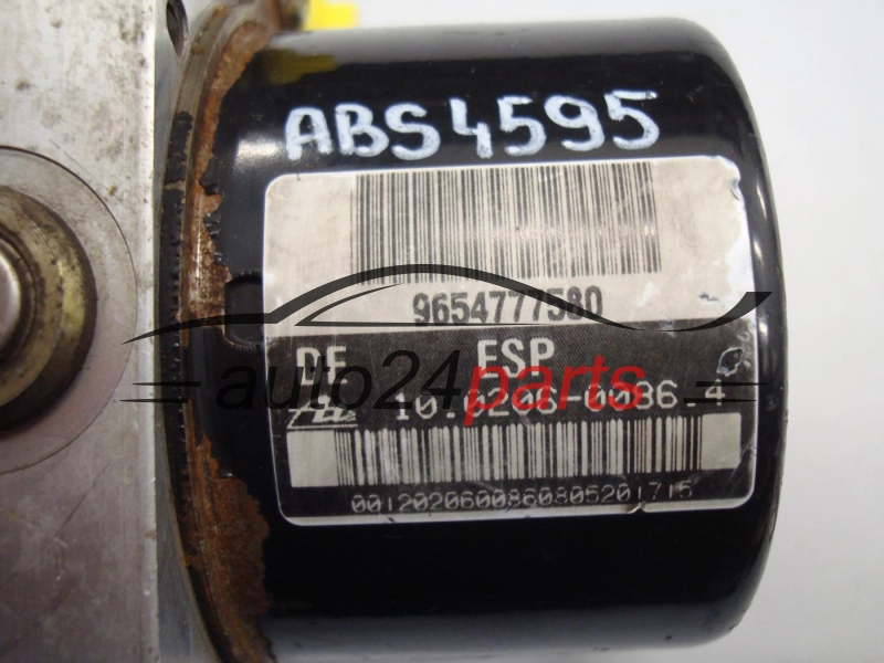 ABS POMPA I STEROWNIK CITROEN 9654777580, 10.0960-1153.3, 10096011533