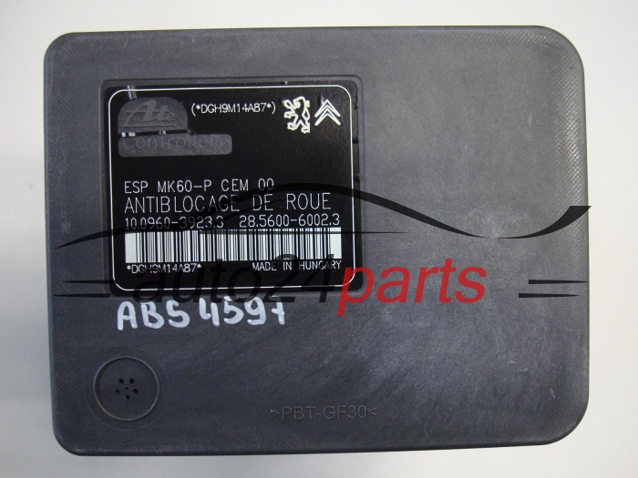 ABS POMPA CITROEN PEUGEOT 9665898980, 10.0206-0412.4, 10020604124, 10.0960-3923.3, 10096039233