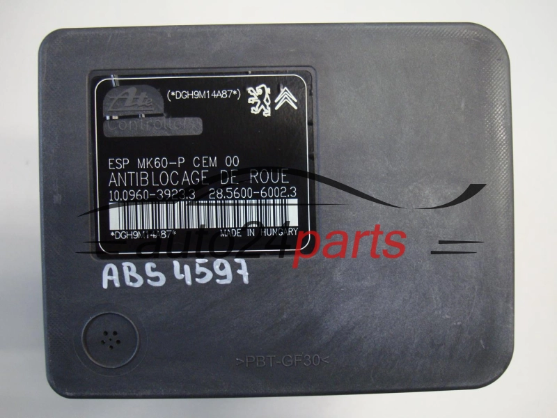 ABS POMPA CITROEN PEUGEOT 9665898980, 10.0206-0412.4, 10020604124, 10.0960-3923.3, 10096039233