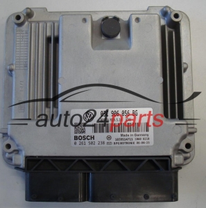 MOTORSTEUERGERÄT ECU STEUERGERAT VW VOLKSWAGEN GOLF 1.4 TSI BOSCH 0 261 S02 238, 0261S02238, 03C 906 056 BG, 03C906056BG 