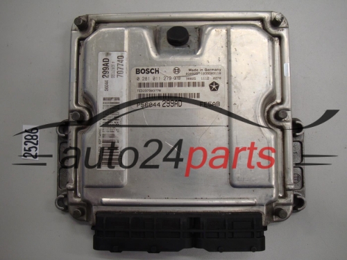 KOMPUTER STEROWNIK SILNIKA JEEP CHEROKEE 2.8 CRD BOSCH 0 281 011 279, 0281011279, P56044299AD