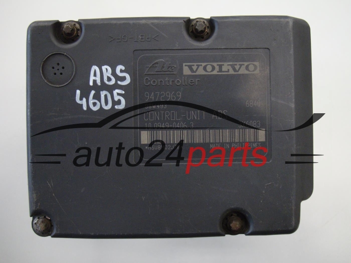 ABS POMPA I STEROWNIK VOLVO V70 9472968, 10.0204-0062.4, 10020400624, 161291, 9472969, 10.0949-0406.3, 10094904063