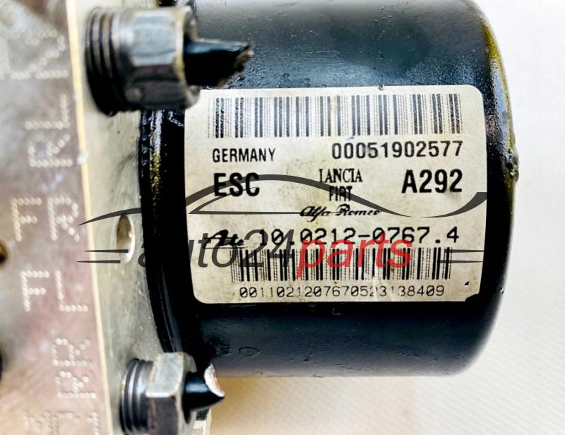 ABS POMPA I STEROWNIK LANCIA FIAT ALFA ROMEO 00051902577, 10.0212-0767.4, 10021207674, 10.0961-1609.3, 10096116093