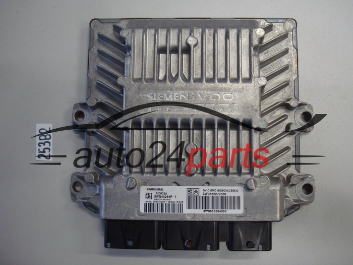 KOMPUTER STEROWNIK SILNIKA PEUGEOT 407 2.0 HDI, SIEMENS 5WS40264F-T, 5WS40264FT, SID803A, SW9662272880, HW9655534080