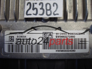 KOMPUTER STEROWNIK SILNIKA PEUGEOT 407 2.0 HDI, SIEMENS 5WS40264F-T, 5WS40264FT, SID803A, SW9662272880, HW9655534080