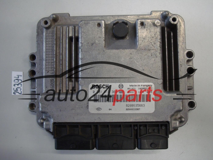 KOMPUTER STEROWNIK SILNIKA RENAULT MASTER MOVANO 2.5 DCI BOSCH 0 281 013 364, 0281013364, 8200635663 8200833387