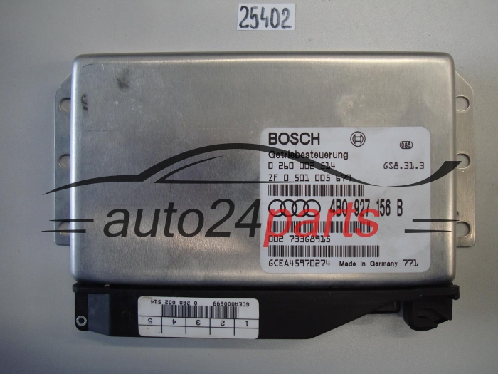 STEROWNIK SKRZYNI AUTOMATYCZNEJ AUDI A6 2.5 TDI 4B0927156B, 4B0 927 156 B, BOSCH 0260002514, 0 260 002 514, ZF 0501005679, 0 501 005 679