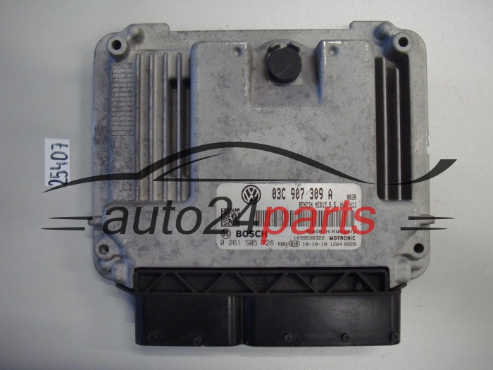 KOMPUTER STEROWNIK SILNIKA VW VOLKSWAGEN GOLF 1.4 TSI BOSCH 0 261 S05 728, 0261S05728, 03C 907 309 A, 03C907309A, MED17.5.5