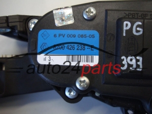 POTENCJOMETR PEDAL GAZU RENAULT TWINGO 1.5 DCI 8200 426 238 E, 8200426238E, 6PV 009 085-05, 6PV00908505