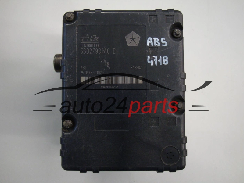 ABS POMPA I STEROWNIK JEEP GRAND CHEROKEE P052128138AD, 25.0204-0409.4, 25020404094, 56027931AC
