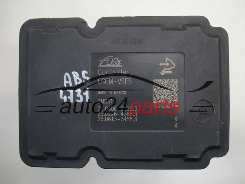 ABS POMPA I STEROWNIK OPEL CHEVROLET 96851847, ATE 25.0212-0525.4, 25021205254, 00.0406-039C.5, 000406039C5, 25.0926-4588.3, 25092645883