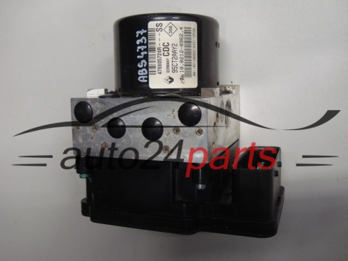ABS POMPA I STEROWNIK RENAULT MEGANE 476605724R, 95CT2AAY2, ATE 10.0212-0962.4, 10021209624, 28.5612-5803.3, 28561258033, 10.0961-1479.3, 10096114793